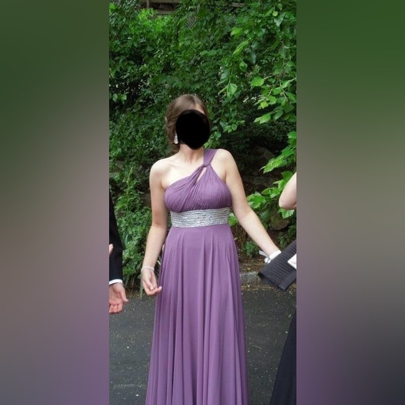Boubou One-Shoulder Lavender Formal Dress - Picture 3 of 6